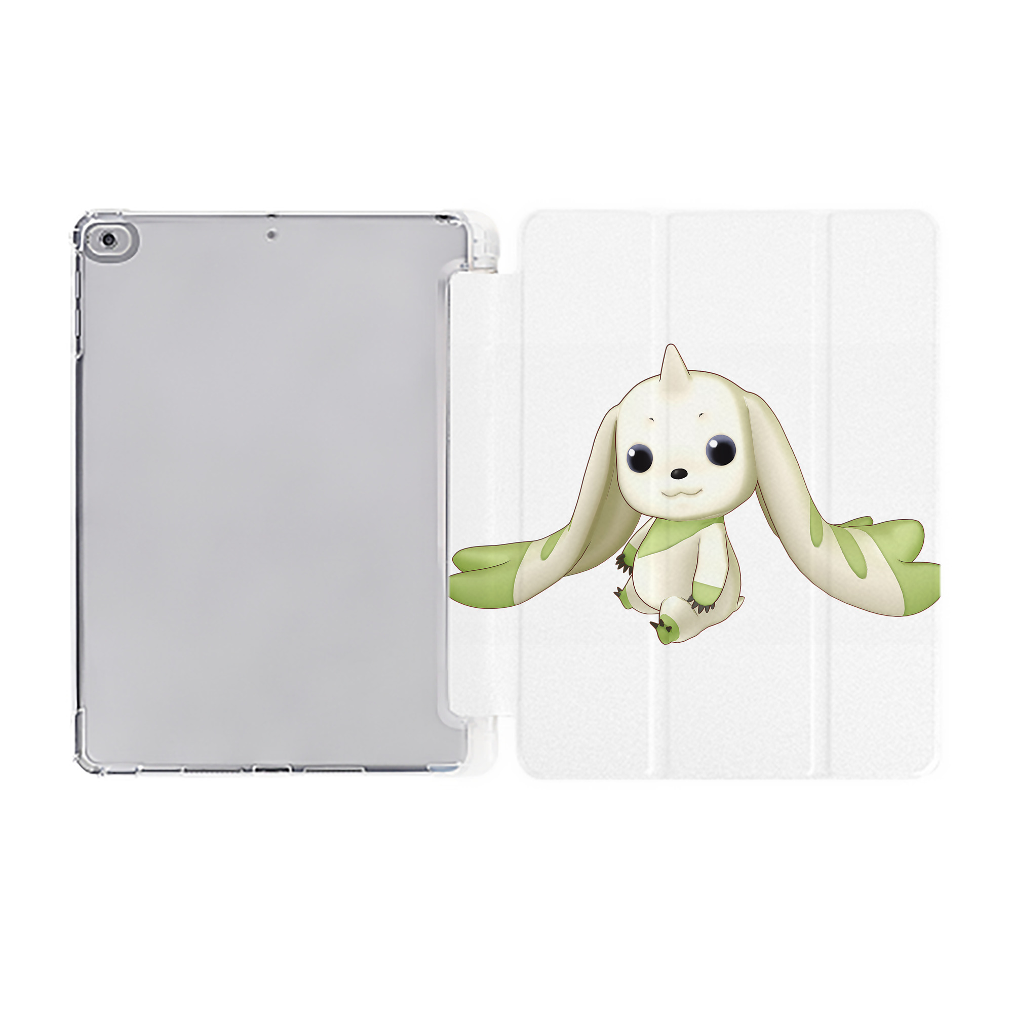 （画像用） Digimon デジタルモンスター/デジモン IPad ケース ペン収納付き 三つ折りスタンド PUレザー×シリコン 対応機種9.5/10.5/10.9インチ